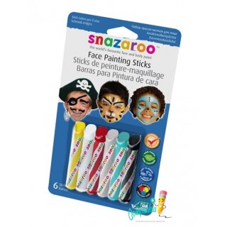 SNAZAROO BARRAS DE PINTURA FACIAL